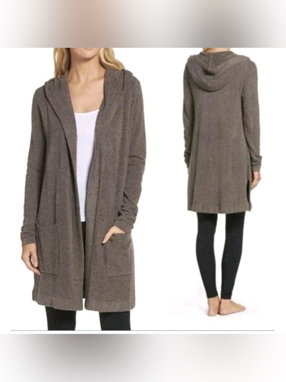 NWOT Barefoot Dreams Hooded Cardigan